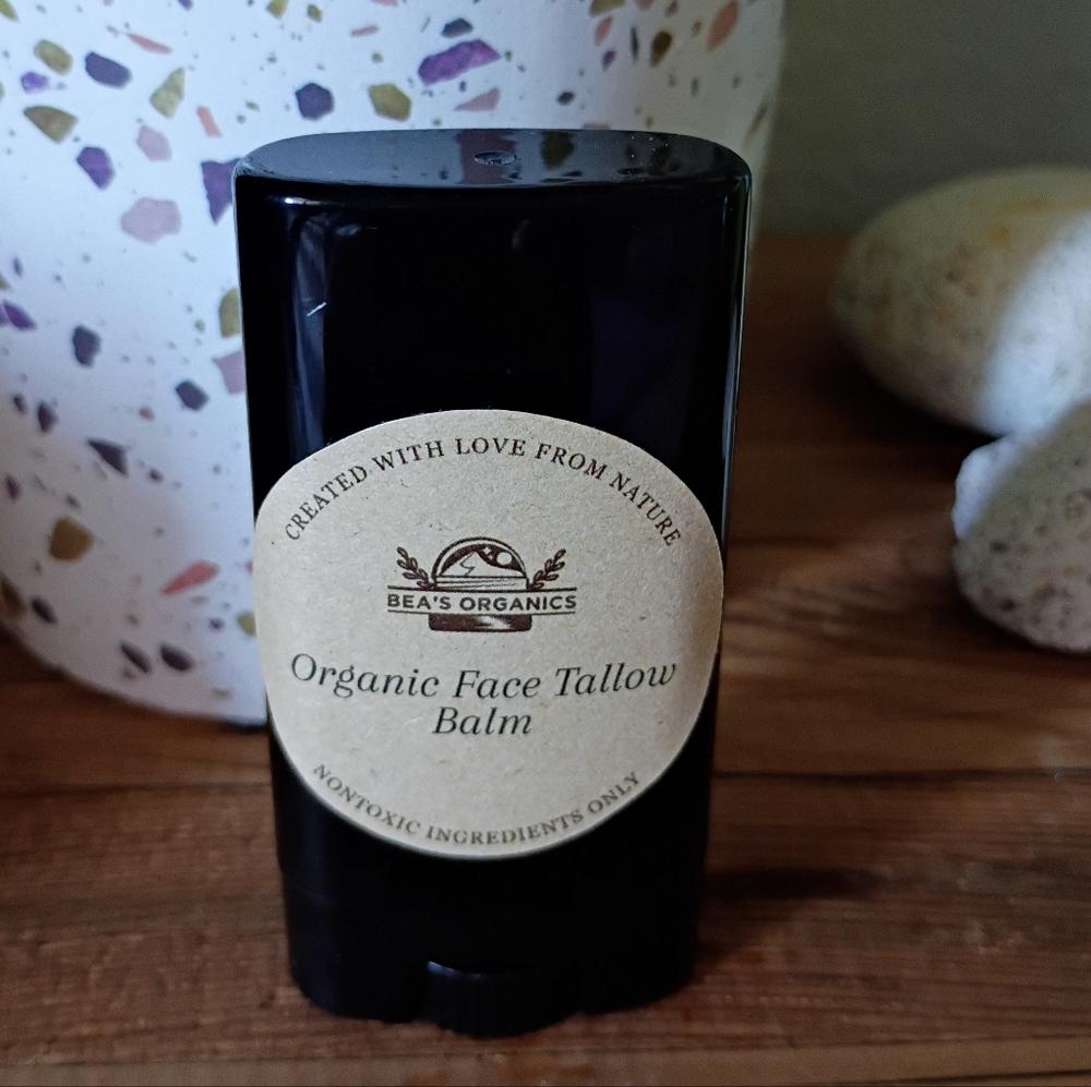 Organic Face Tallow Balm With Homey And Shea Butter Moisturizer